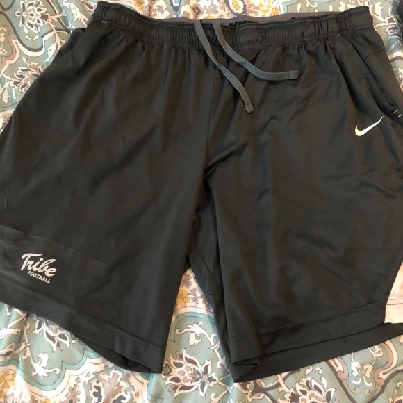 nike dri fit football shorts